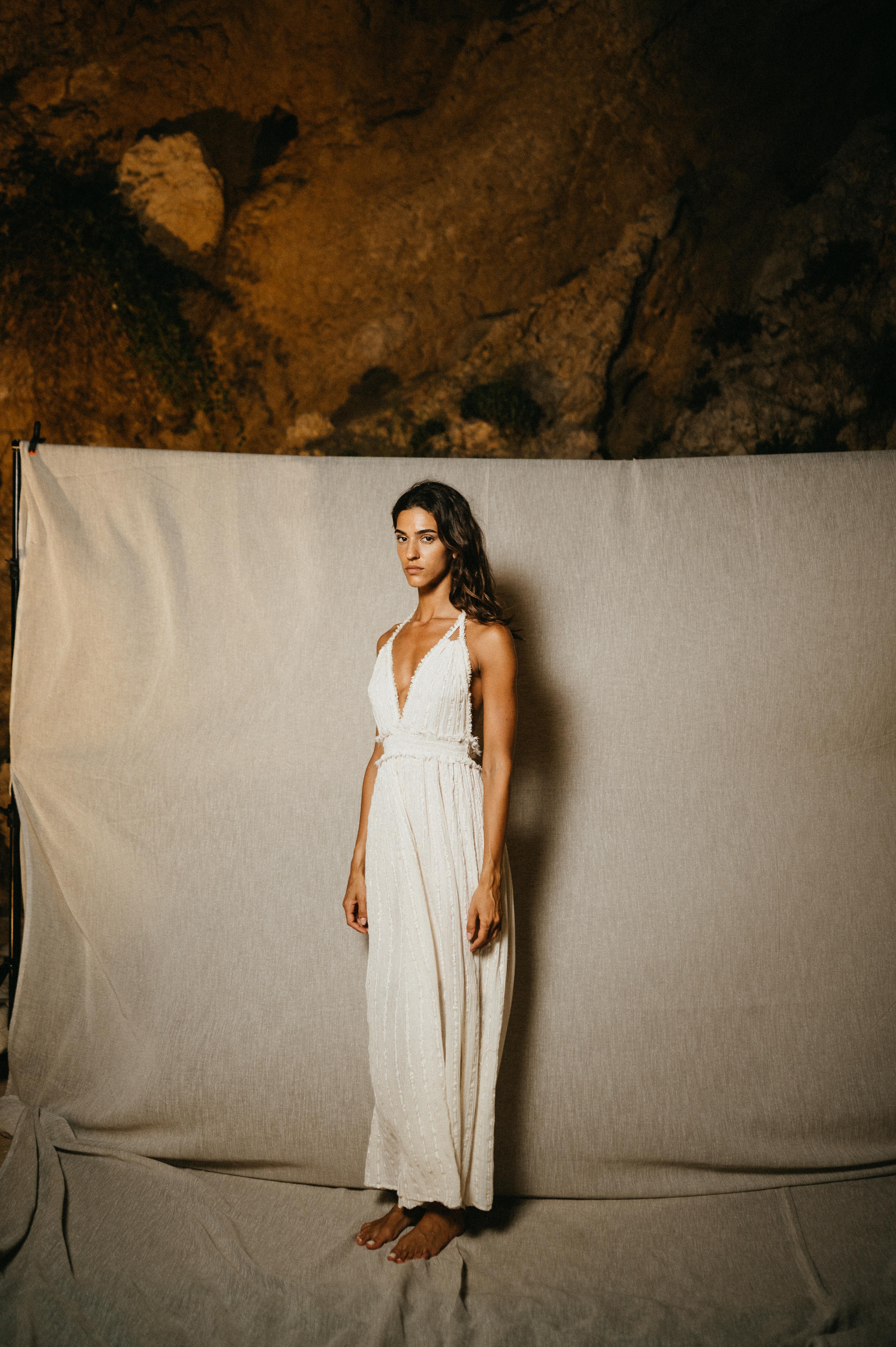 Naseem maxi jumpsuit with lurex